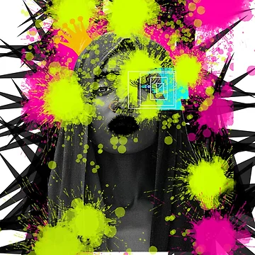 Artwork thumbnail, Abstract QUEEN by R0X Designs