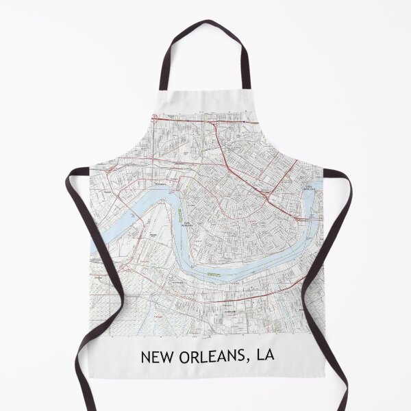 Item preview, New Orleans, LA Topographical Map Clean designed and sold by PGHPhotoCo.