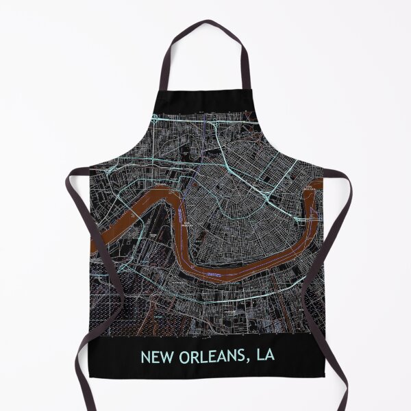 Item preview, New Orleans, LA Topographical Map Dark designed and sold by PGHPhotoCo.