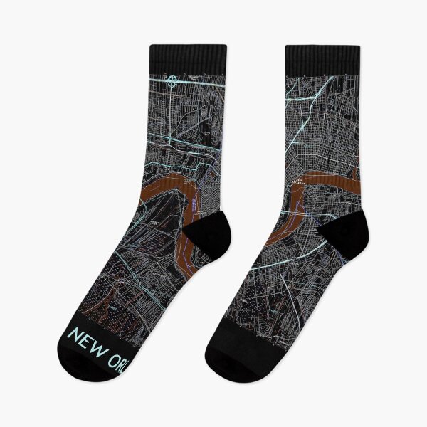 Item preview, New Orleans, LA Topographical Map Dark designed and sold by PGHPhotoCo.