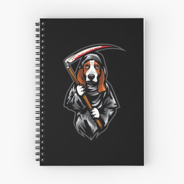 Item preview, Grim Reaper Basset Hound. designed and sold by IPRINT Clothing.