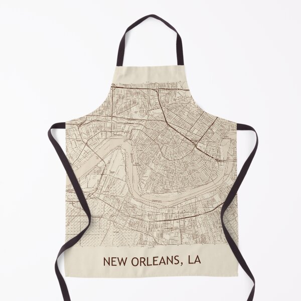 Item preview, Nueva Orleans, LA Vintage mapa topográfico designed and sold by PGHPhotoCo.