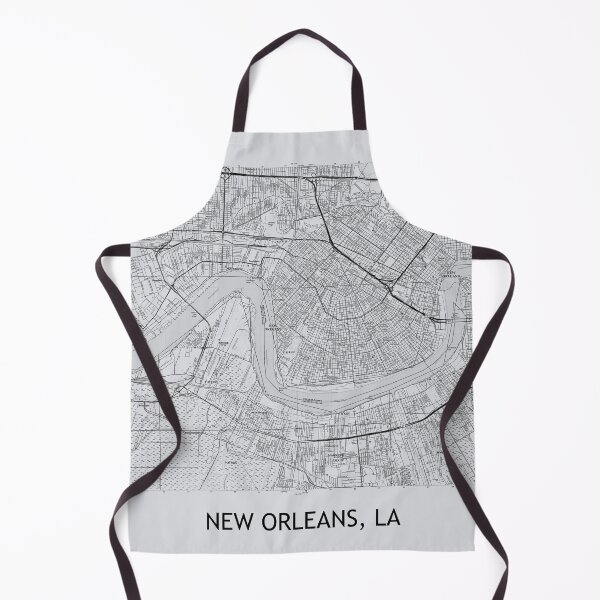Item preview, New Orleans, LA Topographical Map Grey designed and sold by PGHPhotoCo.