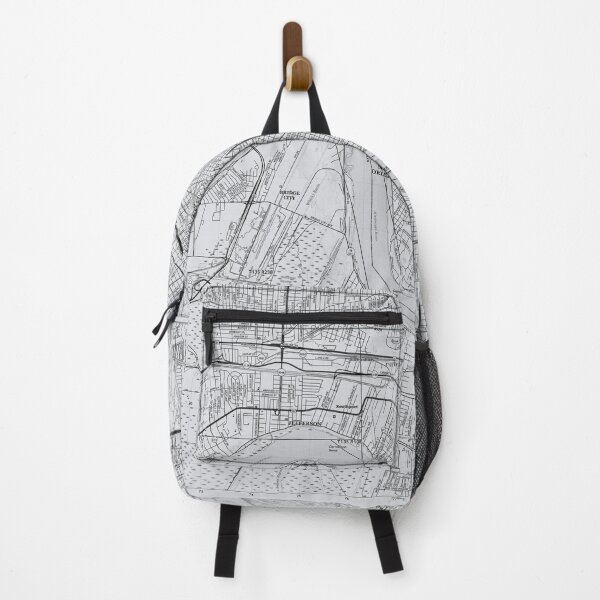 Item preview, New Orleans, LA Topographical Map Grey designed and sold by PGHPhotoCo.