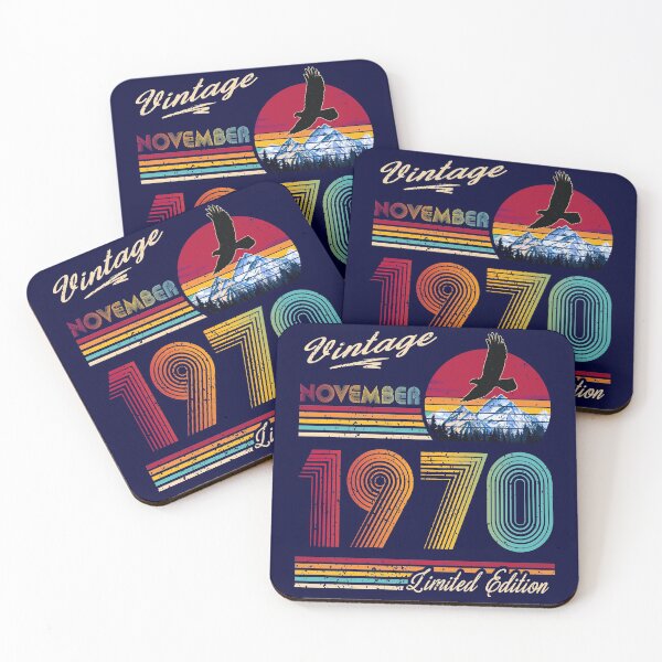 Item preview, Vintage November 1970 Birthday  designed and sold by GreenSplash.