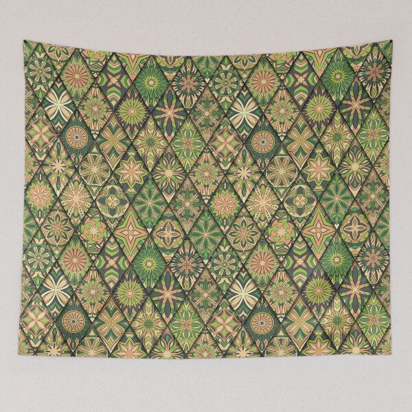 Item preview,  Moroccan Geometric Floral Mandala designed and sold by ZodesignArt.