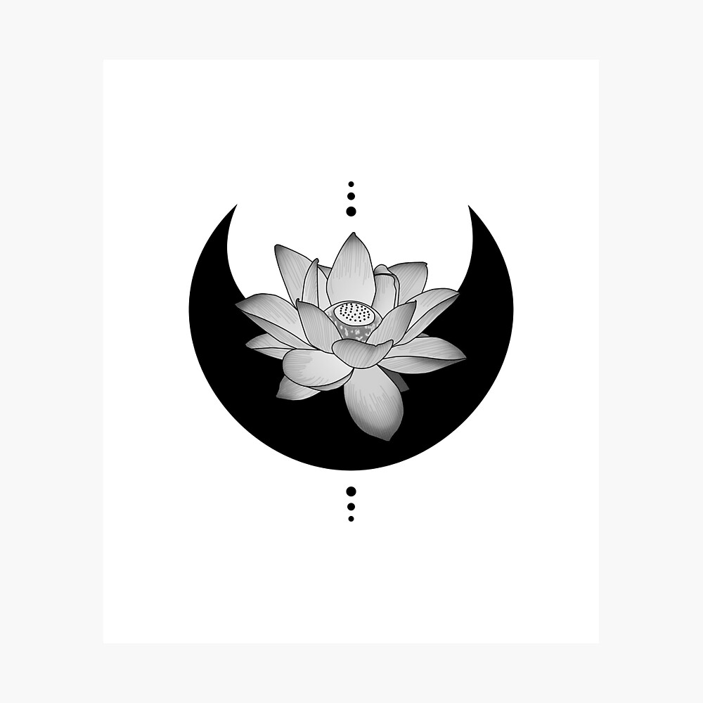 namaste and lotus flower tattoo