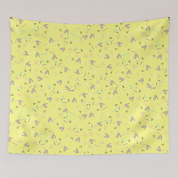 Item preview, Yellow Triangle Geometry pattern  designed and sold by Rajat Kharkwal.
