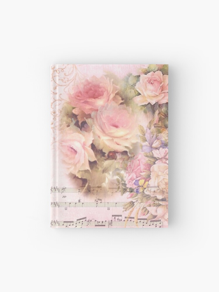 Vintage & Shabby Chic - Sepia Pink Roses Wrapping Paper by Vintage