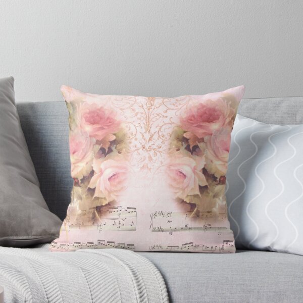 Artikel-Vorschau von Vintage Shabby Chic Blumen und Musik Print Artwork, designt und verkauft von xpressio.