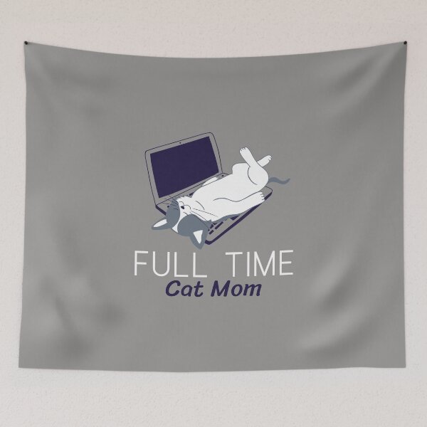 Item preview, Full Time Cat Mom designed and sold by OuDesigns.