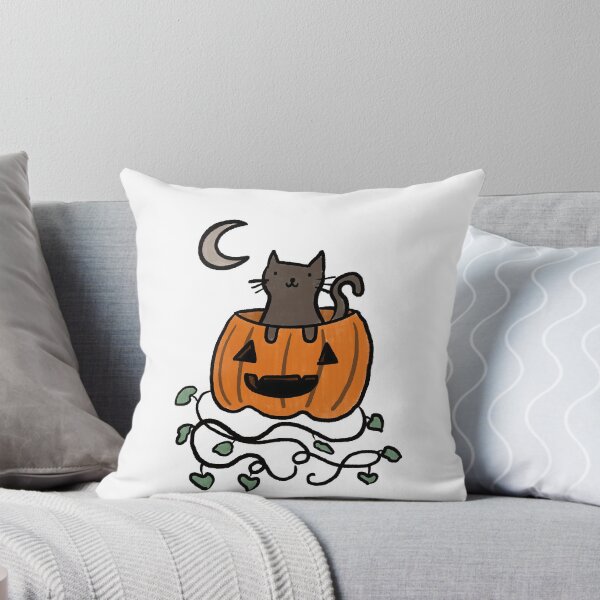 Item preview, Kitty in pumpkin designed and sold by teaandcraft.