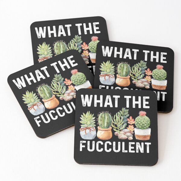Item preview, What the Fucculent Cactus Succulents Gardening designed and sold by Jatupong.