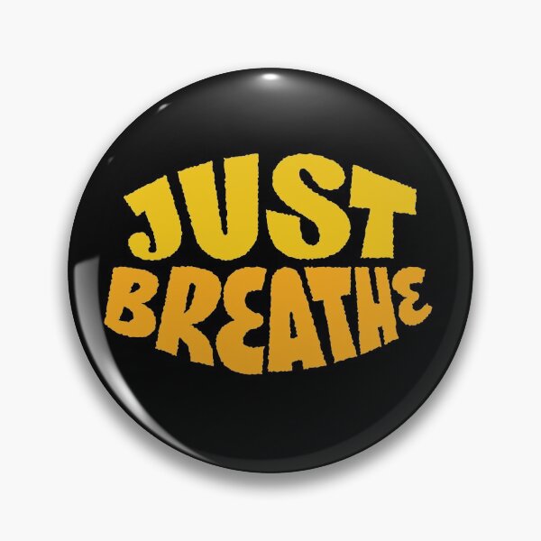 Item preview, Just Breathe but Safely designed and sold by ThePrintCrafty.