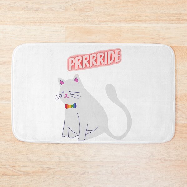 Item preview, Prrrride Cat With A Rainbow Ribbon LGBT designed and sold by LuckyKermit.