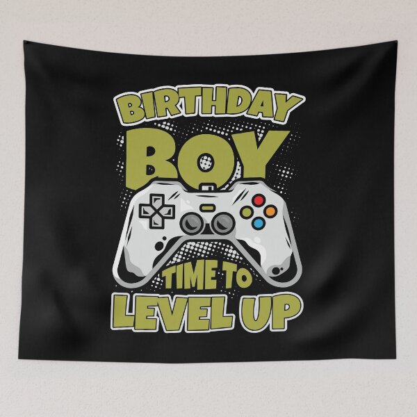 Item preview, Funny Birthday Boy Time to Level Up Gift designed and sold by shirti.