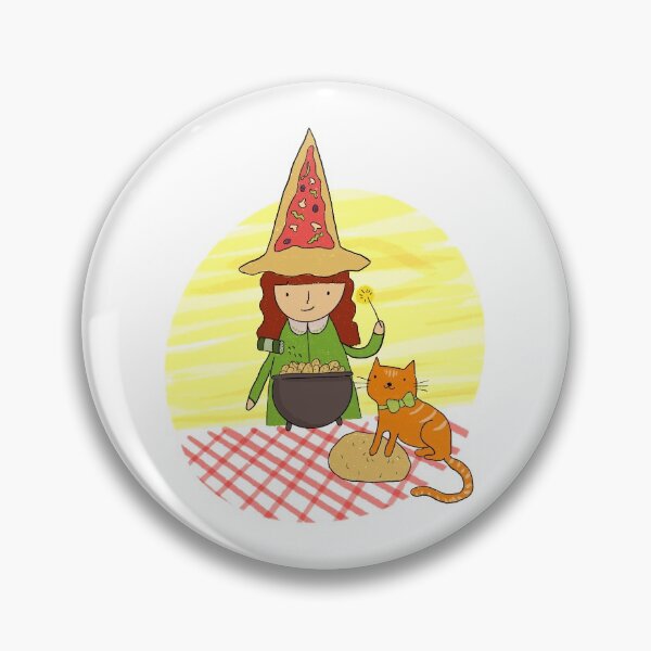 Item preview, Pizza witch designed and sold by teaandcraft.
