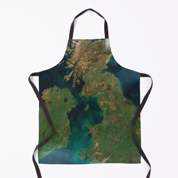 Item preview, Aerial Satellite View of United Kingdom and Ireland from Above designed and sold by CrystalCrush.