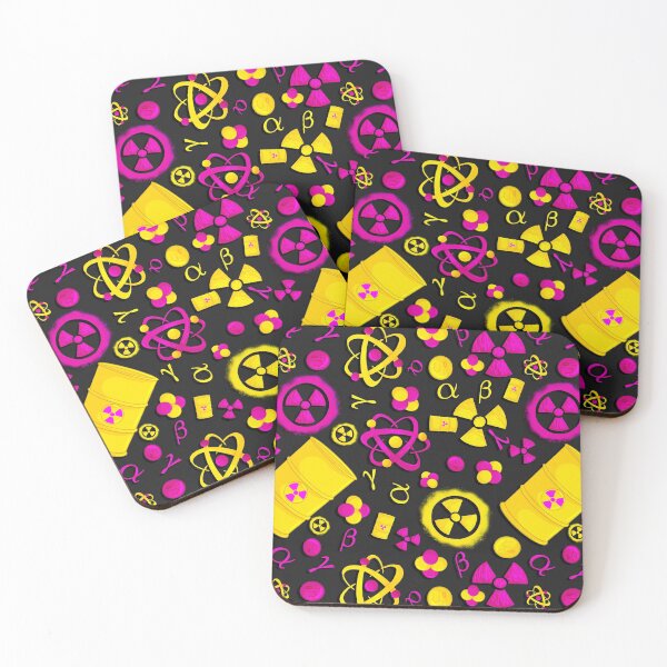 RadCon but it’s a seamless pattern Coasters (Set of 4)
