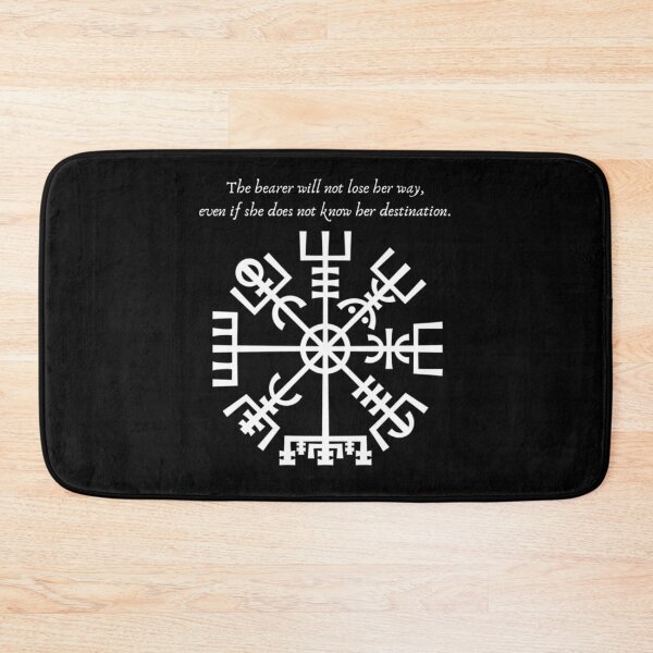Item preview, Vegvisir - Mystical Viking Symbol of Guidance & Protection, white (she/her) designed and sold by Orkneyology.