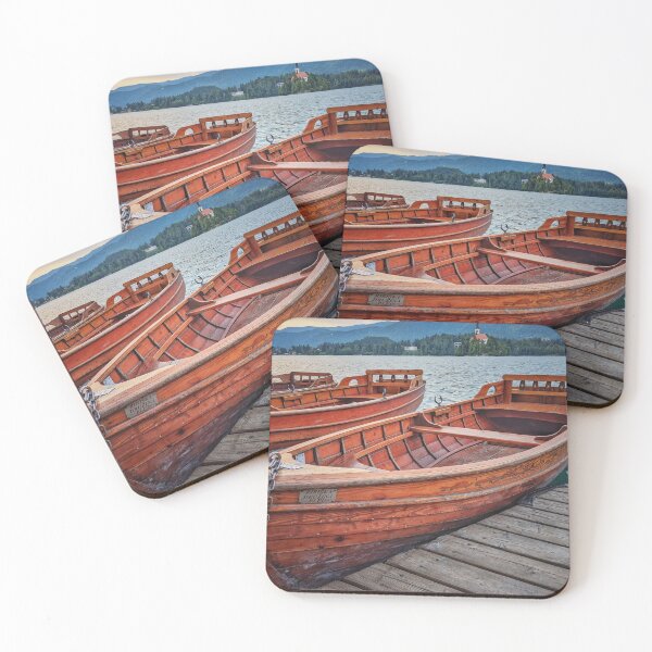 Item preview, Boats on Lake Bled, Slovenia designed and sold by 8kPzGZjJ20Rj.