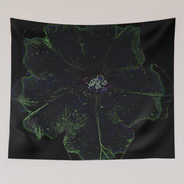 Item preview, Neon Green And Blue Petunia designed and sold by WildandDivine.