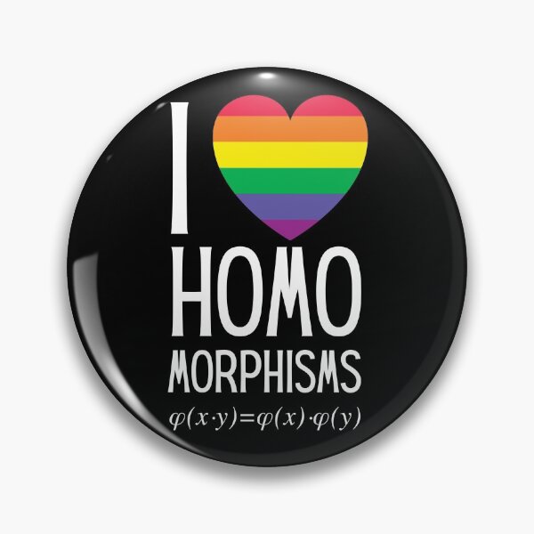 Item preview, I love homomorphisms - dark designed and sold by liorasophie.