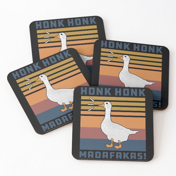 Item preview, Funny Goose Honk Honk Madafakas Retro Vintage Duck Goose Meme 60s 70s designed and sold by merchzy.
