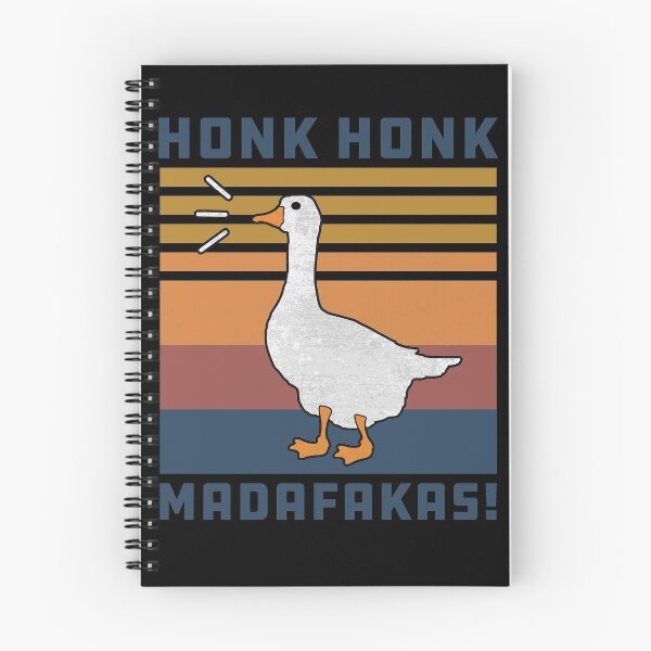 Item preview, Funny Goose Honk Honk Madafakas Retro Vintage Duck Goose Meme 60s 70s designed and sold by merchzy.