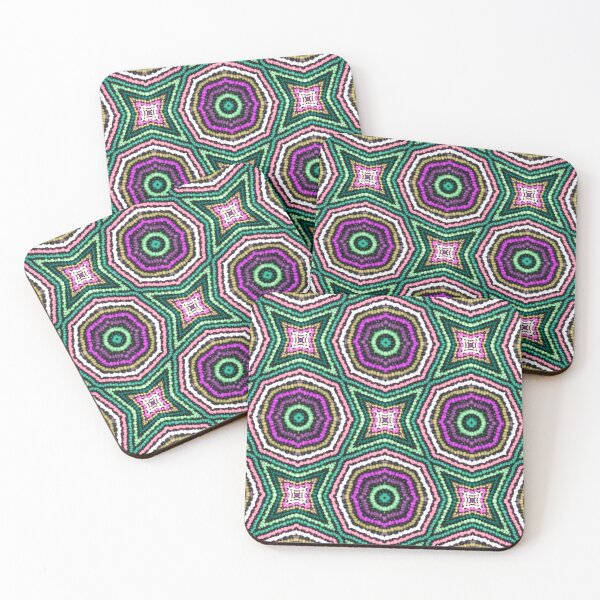 Item preview, Beadwork from Africa, Prints Traditional Beads for Africa, Pink, lilac designed and sold by ZenArt-Fern.