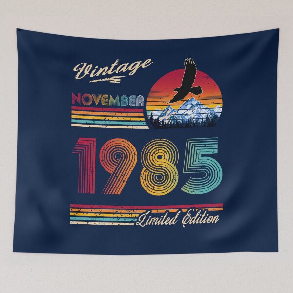 Item preview, November 1985 Birthday designed and sold by GreenSplash.