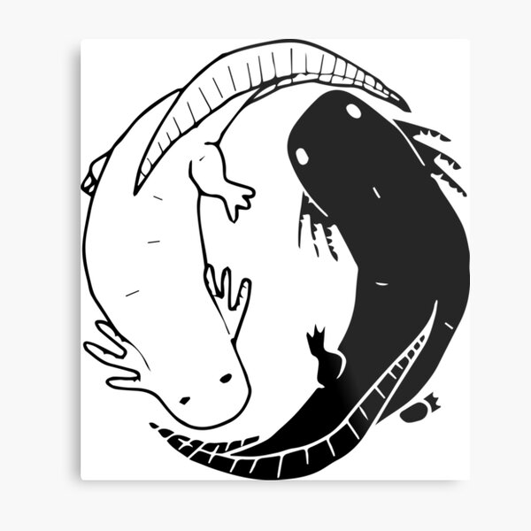 Item preview, Axolotl Yin Yang designed and sold by quintymoda.