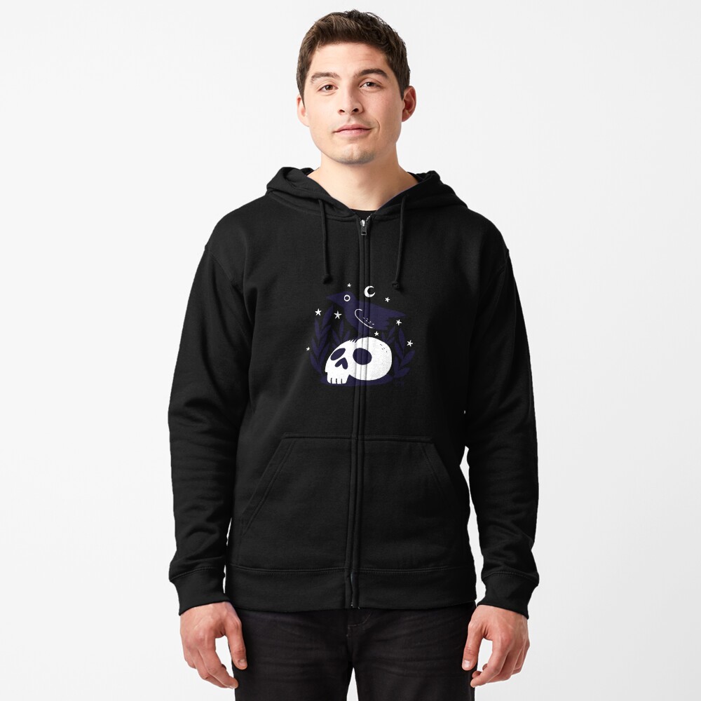 Item preview, Zipped Hoodie designed and sold by hellocloudy.