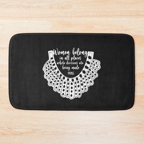 Item preview, Women belong in all places where decisions are being made - RBG collar designed and sold by REApparelCo.