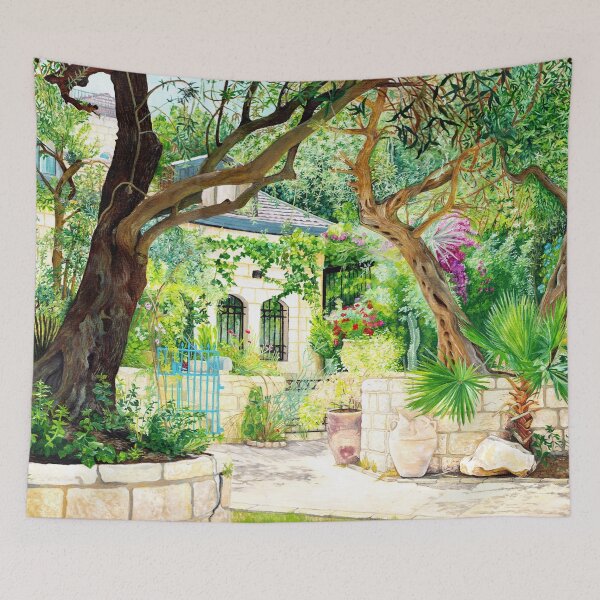Item preview, Jerusalem scene,  oil on canvas  designed and sold by Melvyn Kahan.