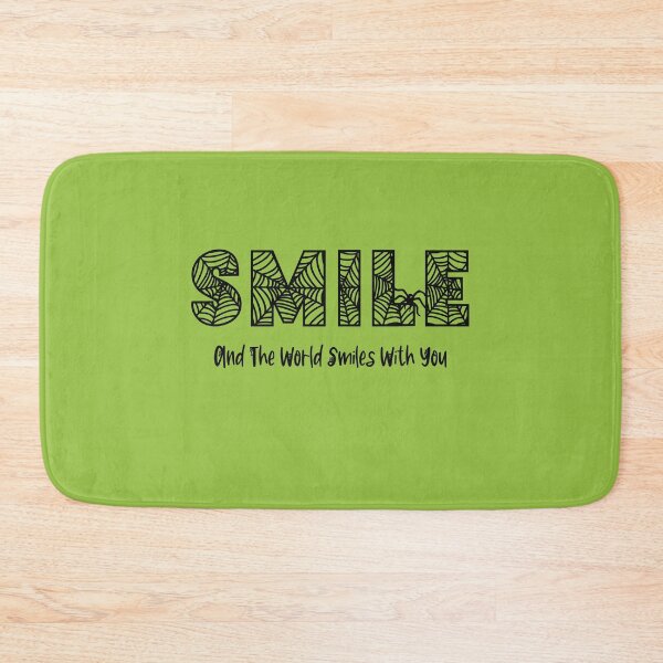 Item preview, Smile spider web with green background designed and sold by Crystal Raymond.