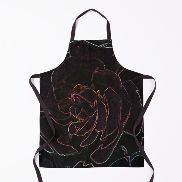 Item preview, Large Rose Black And Neon Effect designed and sold by WildandDivine.