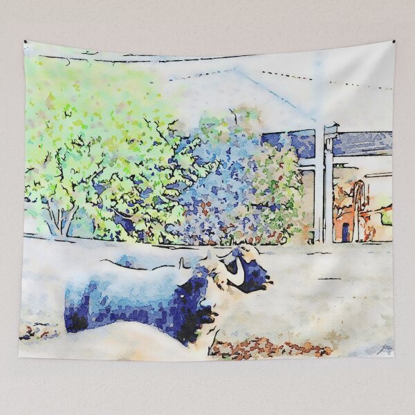 Item preview, Buffaloes in the stall designed and sold by Giuseppe Cocco.