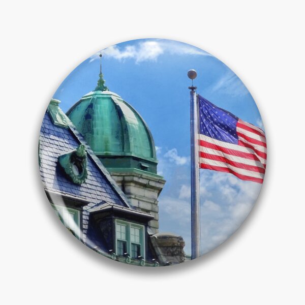 Item preview, Flag Flying over Tecumseh Court designed and sold by Susan Savad.