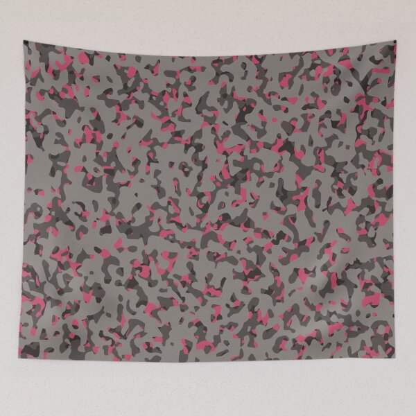 Item preview, Camo pattern gray and pink designed and sold by flamendes.