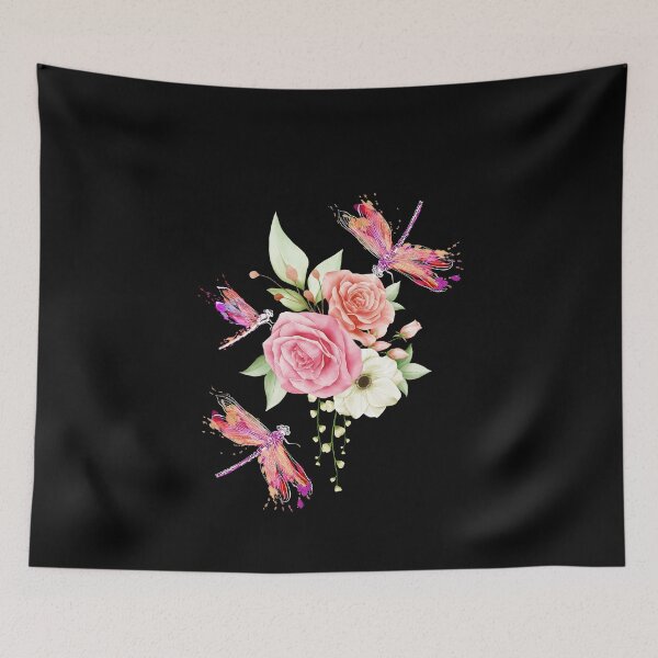Item preview, Floral Insect Girl Dragonfly  designed and sold by bestshirtdesign.