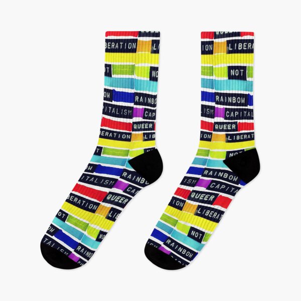 Item preview, Queer Liberation Not Rainbow Capitalisim designed and sold by BryonyMayArt.