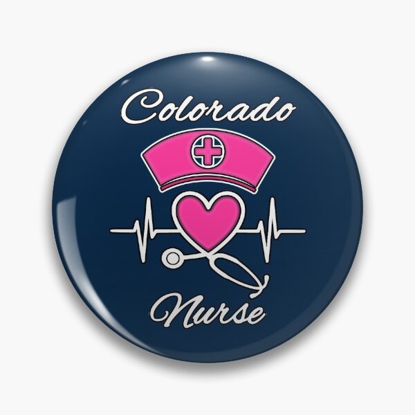Item preview, Colorado Nurse - Nurse Hat, Heart, and Stethoscope designed and sold by Drucifer76.