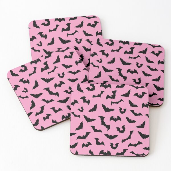 Item preview, Pastel goth pink black bats designed and sold by GriffyPrints.