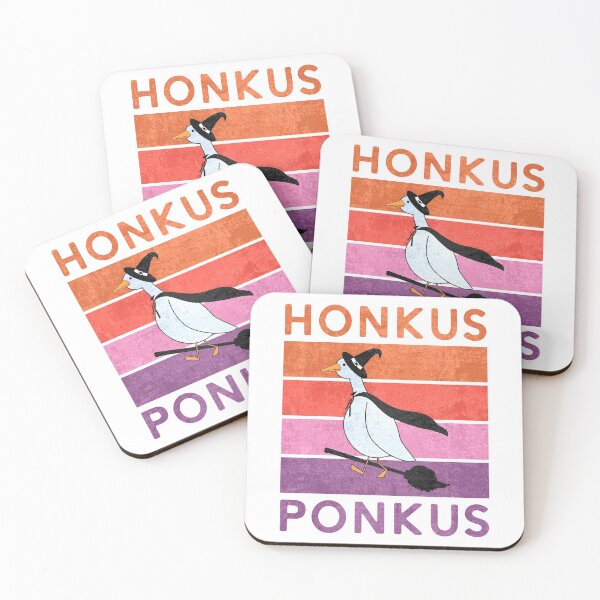 Item preview, Retro Honkus Ponkus Funny Halloween Witches Honk Goose Duck designed and sold by merchzy.