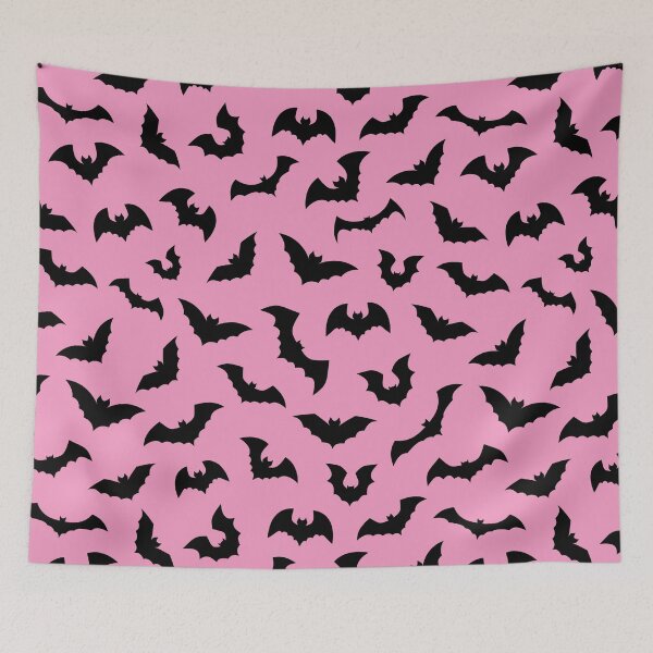 Item preview, Pastel goth pink black bats designed and sold by GriffyPrints.