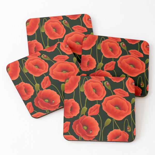 Item preview, Remembrance Day Poppy Pattern designed and sold by CrystalCrush.