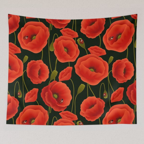Item preview, Remembrance Day Poppy Pattern designed and sold by CrystalCrush.