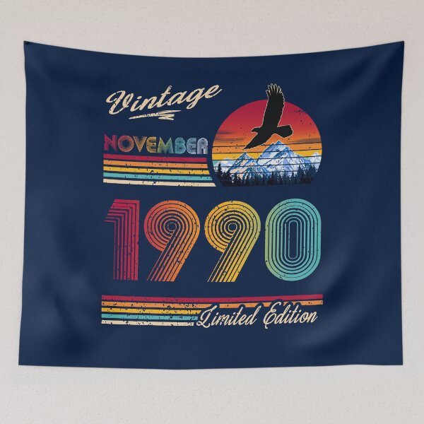 Item preview, November 1990 Birthday designed and sold by GreenSplash.