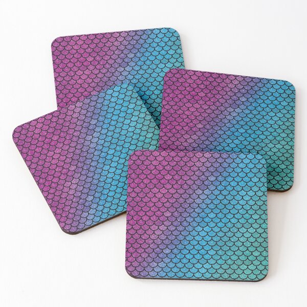 Item preview, Mermaid scales colorful rainbow glitter designed and sold by GriffyPrints.